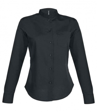 Kariban KB514 Ladies Long Sleeve Mandarin Collar Shirt